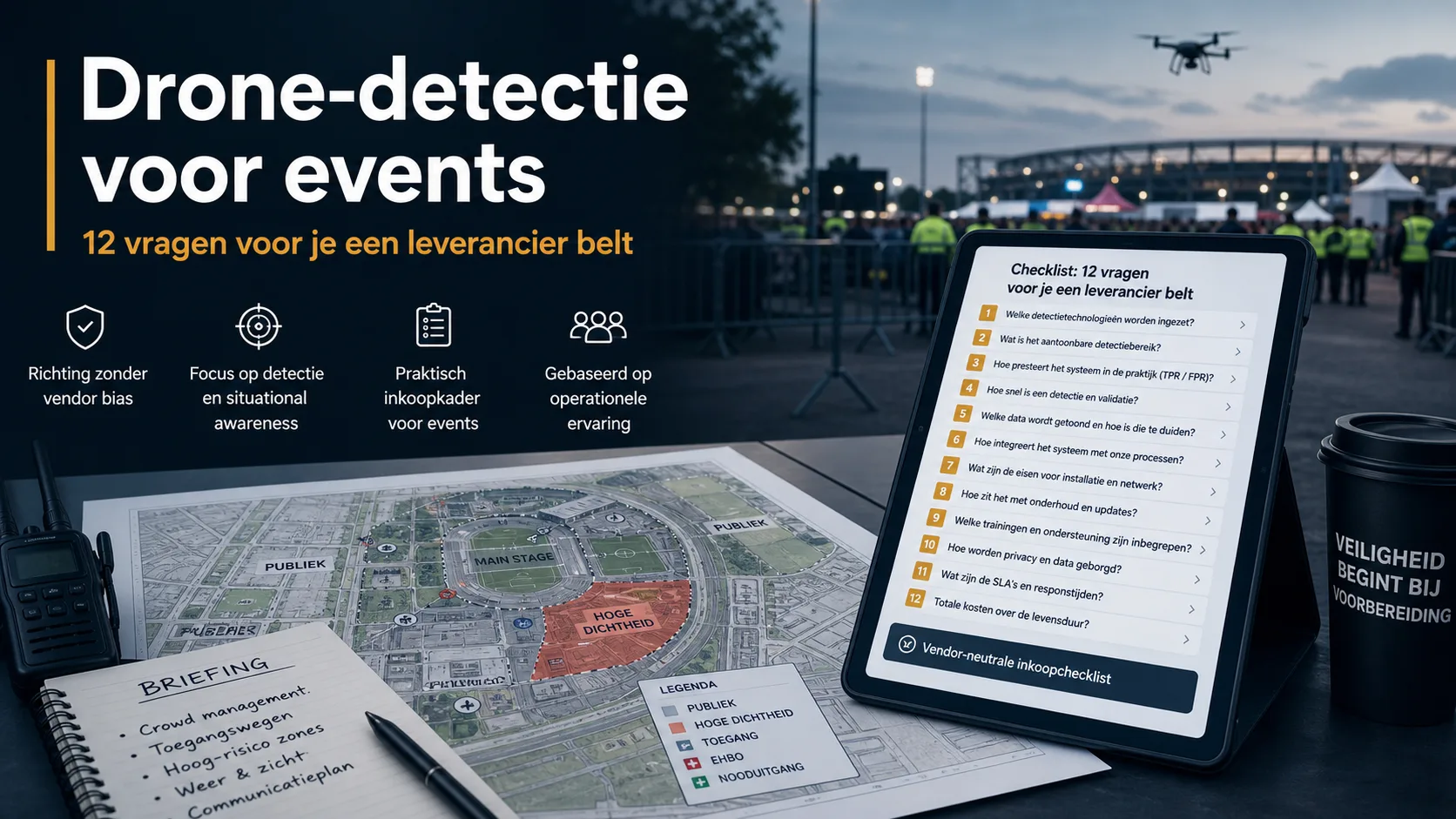 Drone detectie voor events